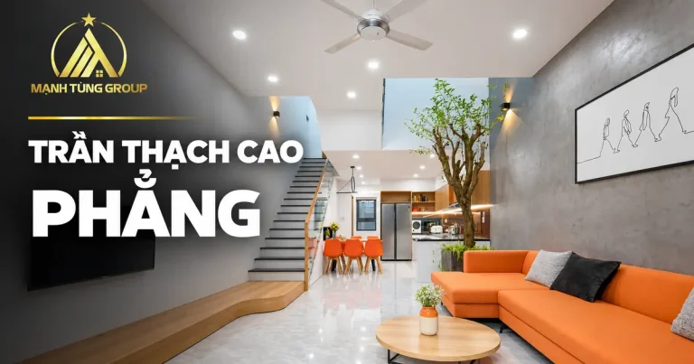 Làm Trần Thạch Cao Phẳng Hiện Đại TP.HCM & Bình Dương – Báo Giá 2026